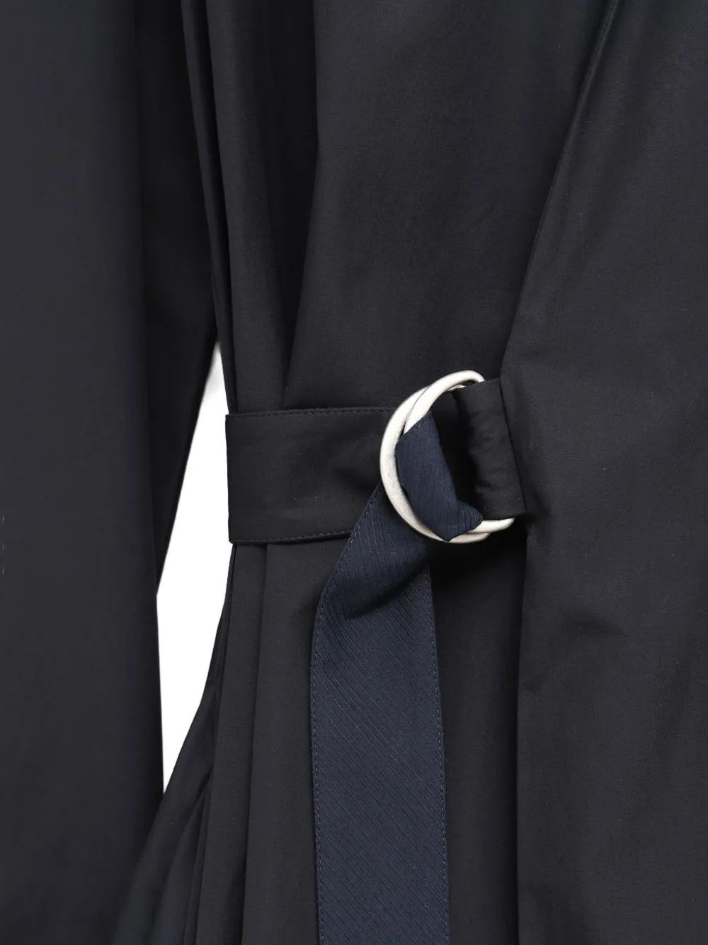  Loewe Layered Belted Midi Dress - Blue 