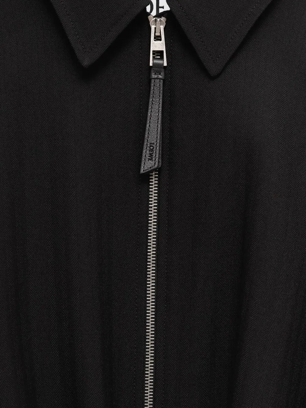 Loewe Zip-fastening Jacket In Black