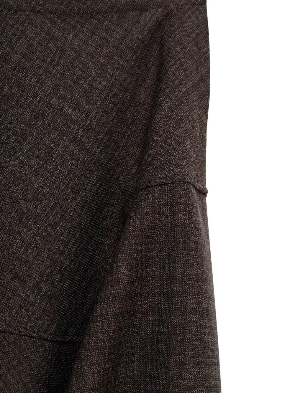  Our Legacy Waltz Check-pattern Midi Skirt - Brown 