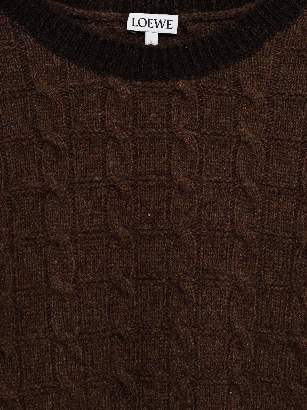LOEWE crew-neck sweater Bruin