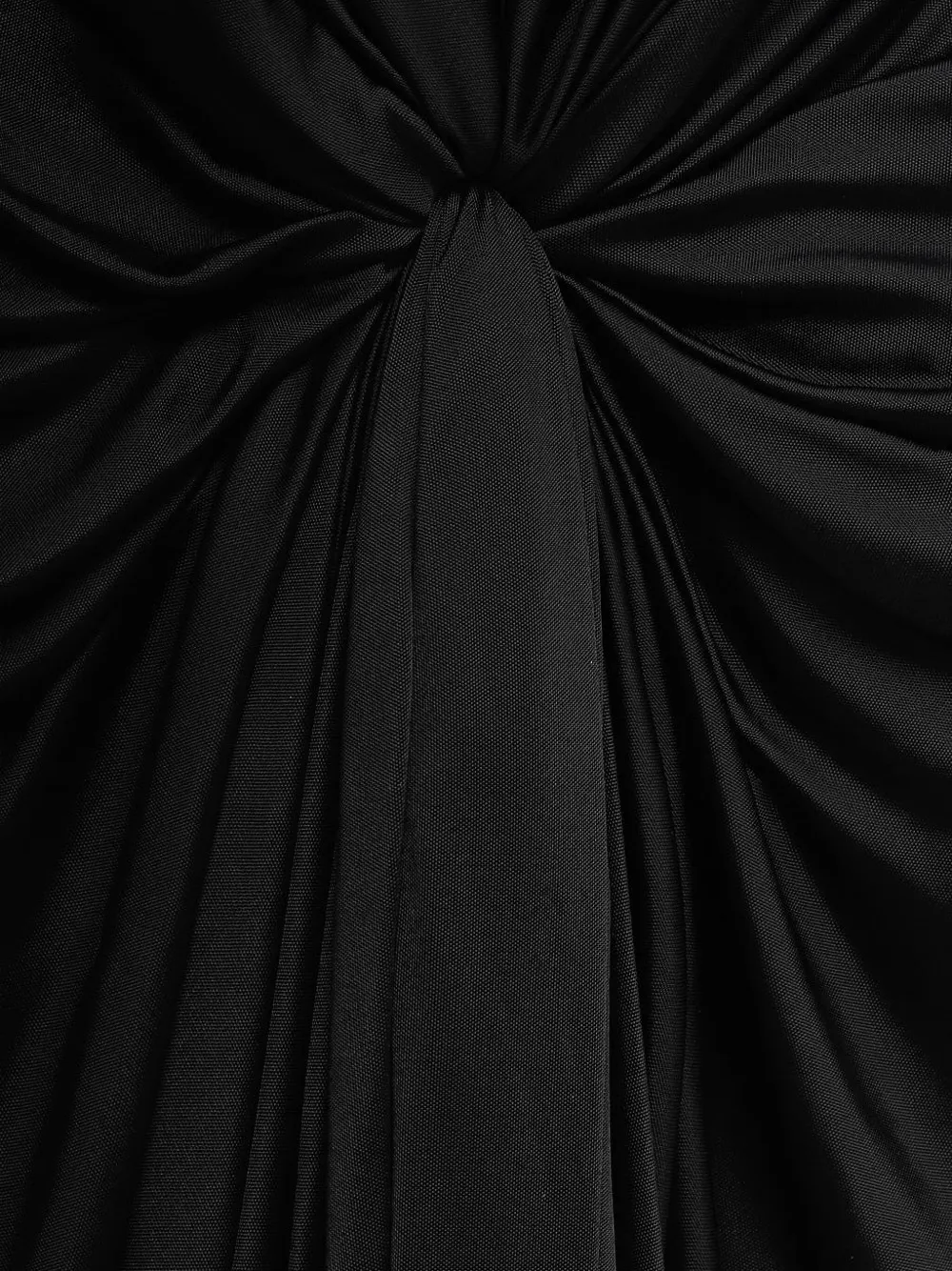 LOEWE Gedrapeerde jurk met geknoopt detail Zwart