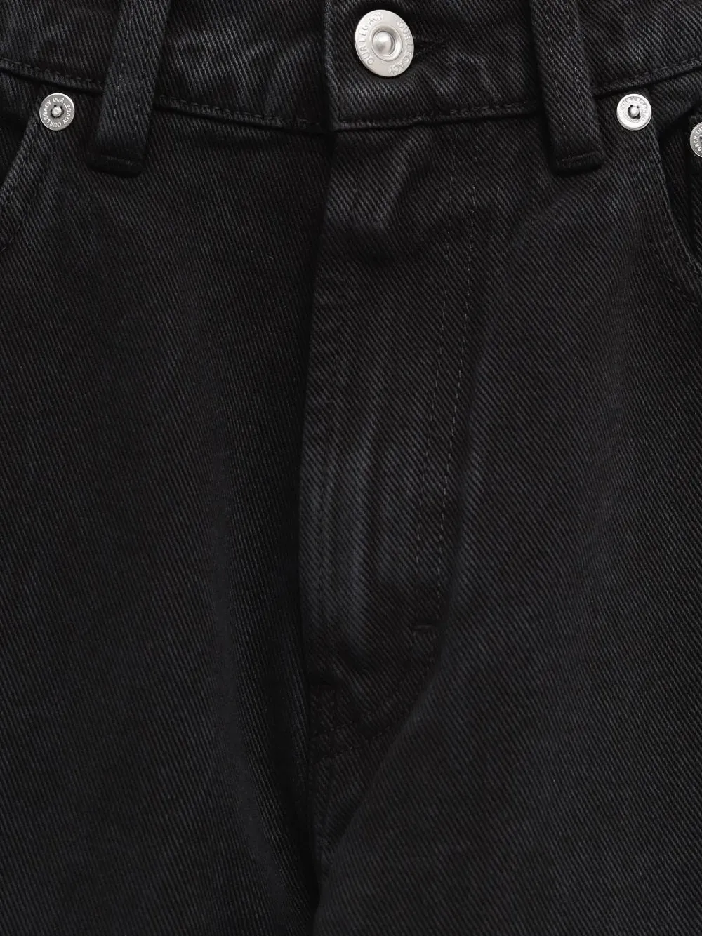 OUR LEGACY Carlson Cut jeans met vijf zakken Zwart