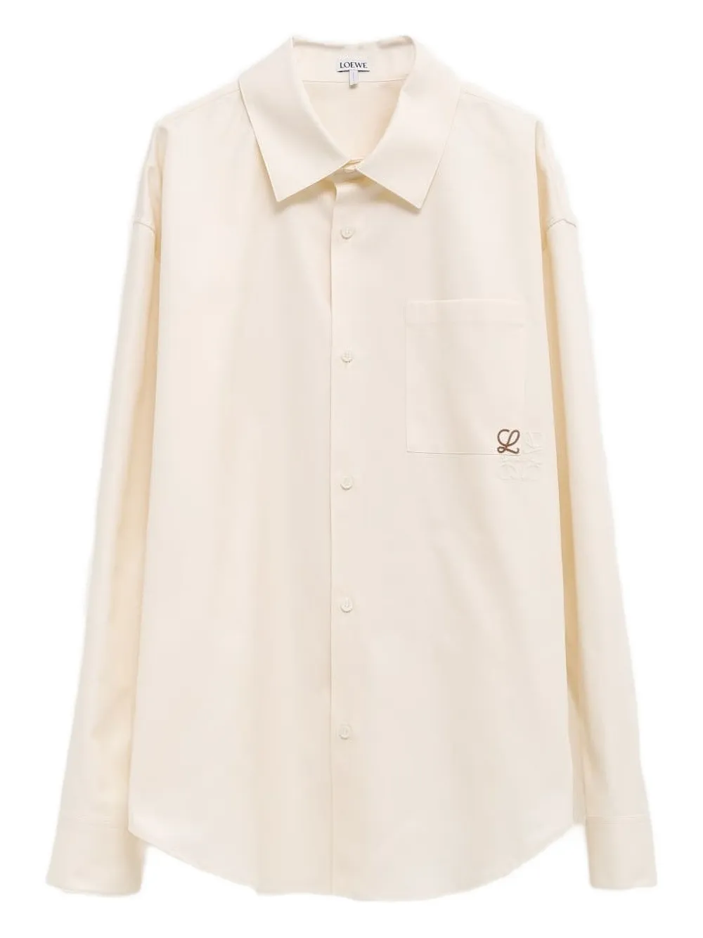 LOEWE camisa bordada con bolsillo | neutro | Image 1