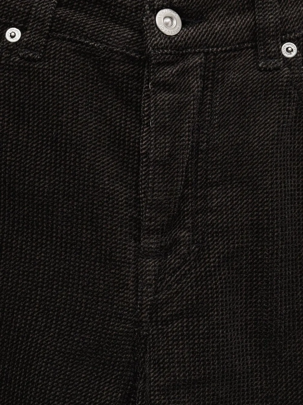 Our Legacy Vast Cut Button-fastening Trousers In Brown