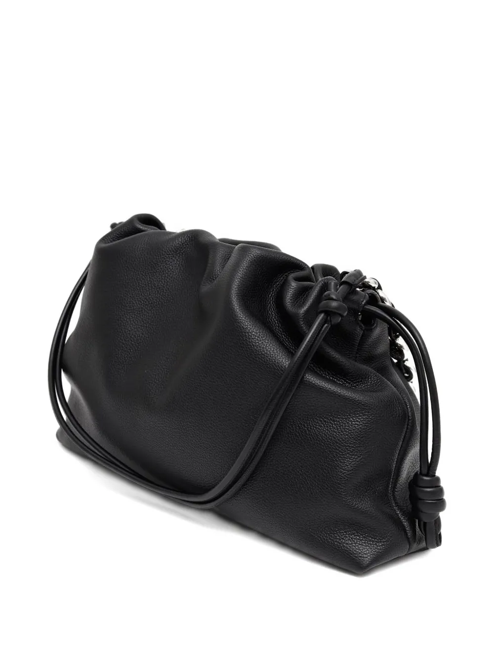LOEWE Flamenco grote bucket-tas met kettingband Zwart
