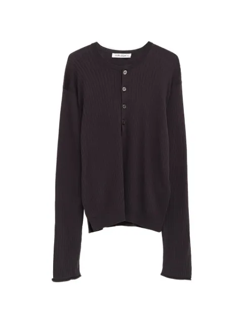 OUR LEGACY ribbed buttoned T-shirt