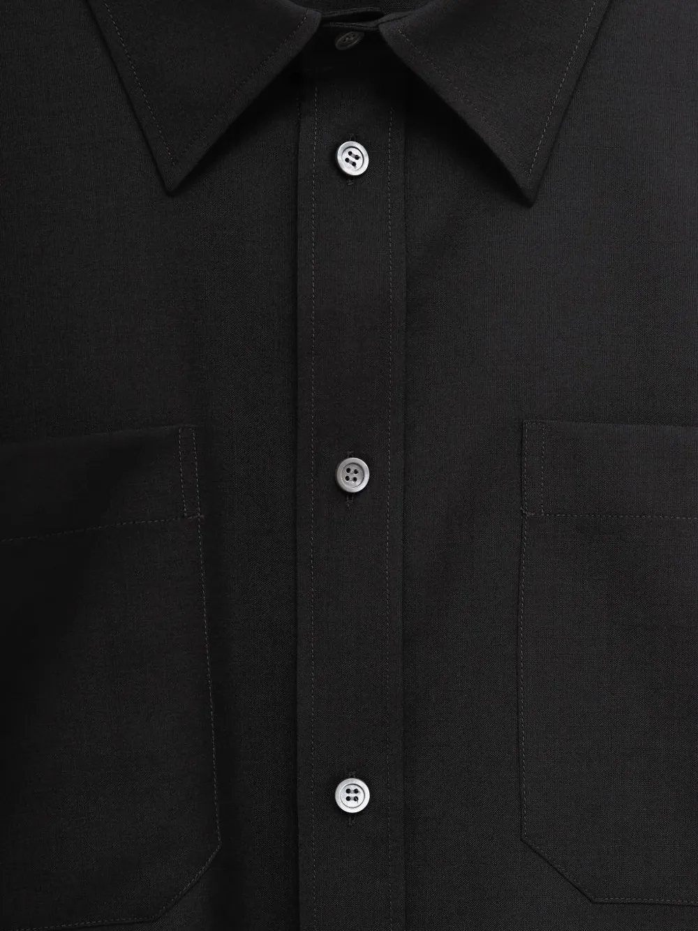 Loewe Button-fastening Shirt In Black