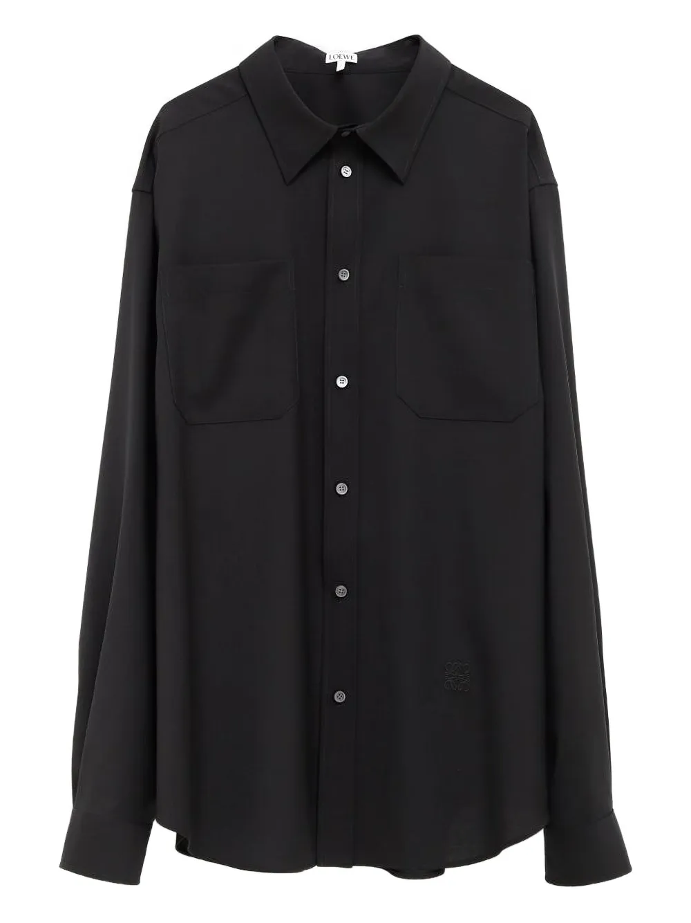 LOEWE button-fastening shirt | Black | Image 1