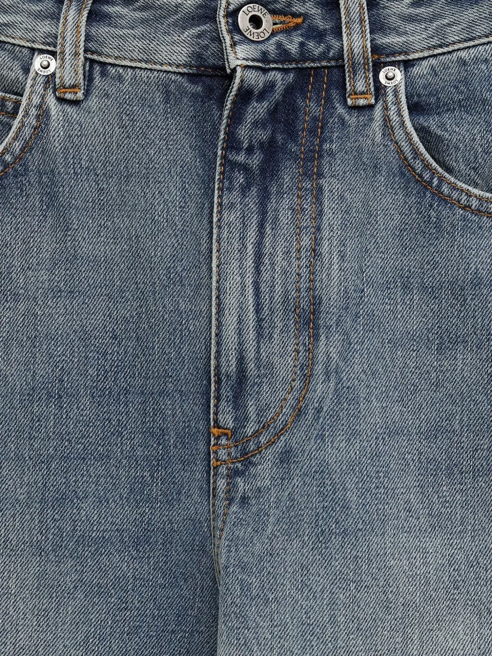  Loewe Embroidery Denim Jeans - Blue 