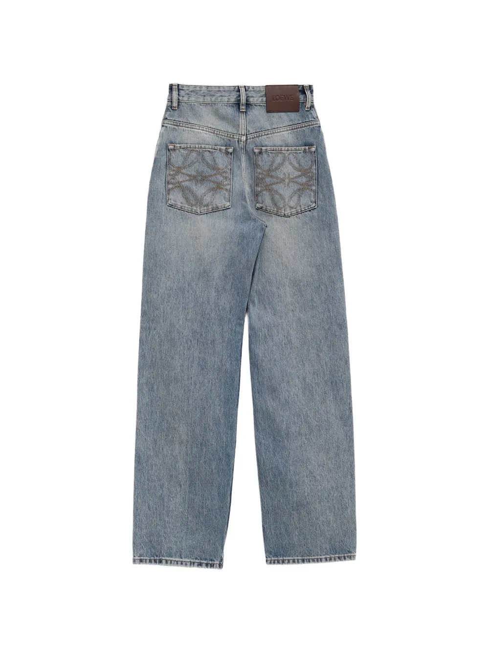 Loewe Embroidery Denim Jeans - Blue 