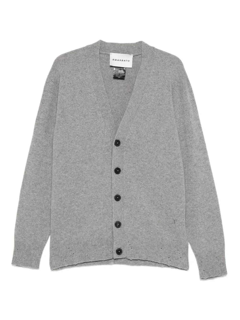 AMARÁNTO cashmere-blend cardigan | Grey | Image 1