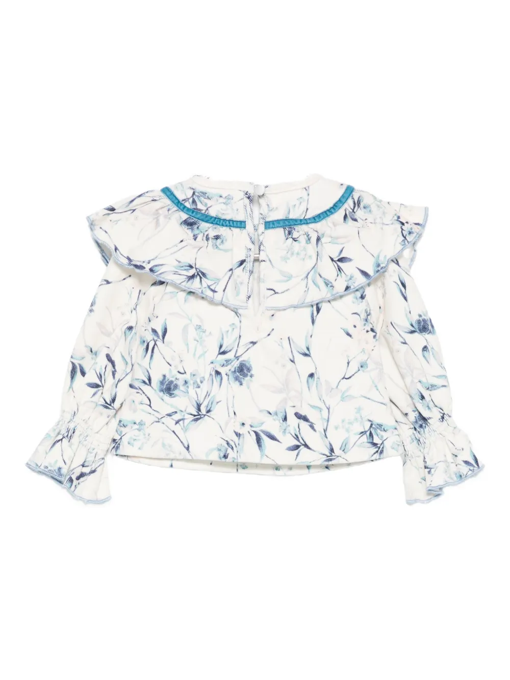alapage ruffled floral-print top | Blusas | Image 2