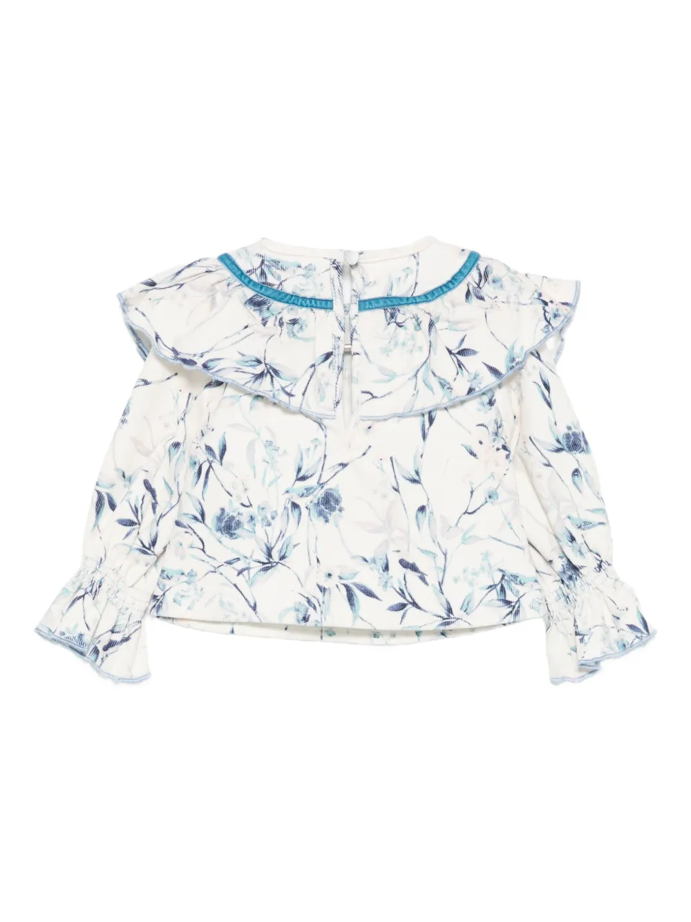 alapage ruffled floral-print top | Blouses | Image 2