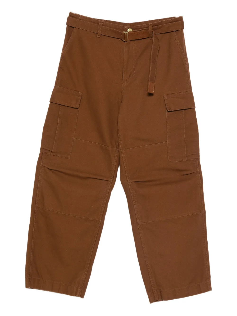 sacai x Carhartt WIP Duck cotton trousers - Marrone