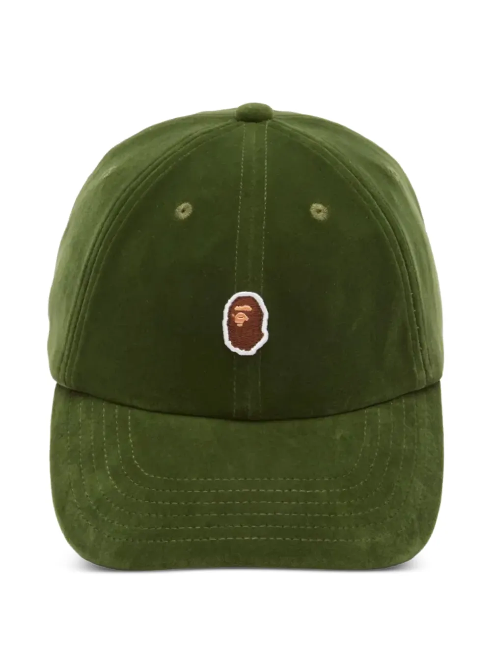 A BATHING APE® logo-patch baseball cap | Green | Image 1