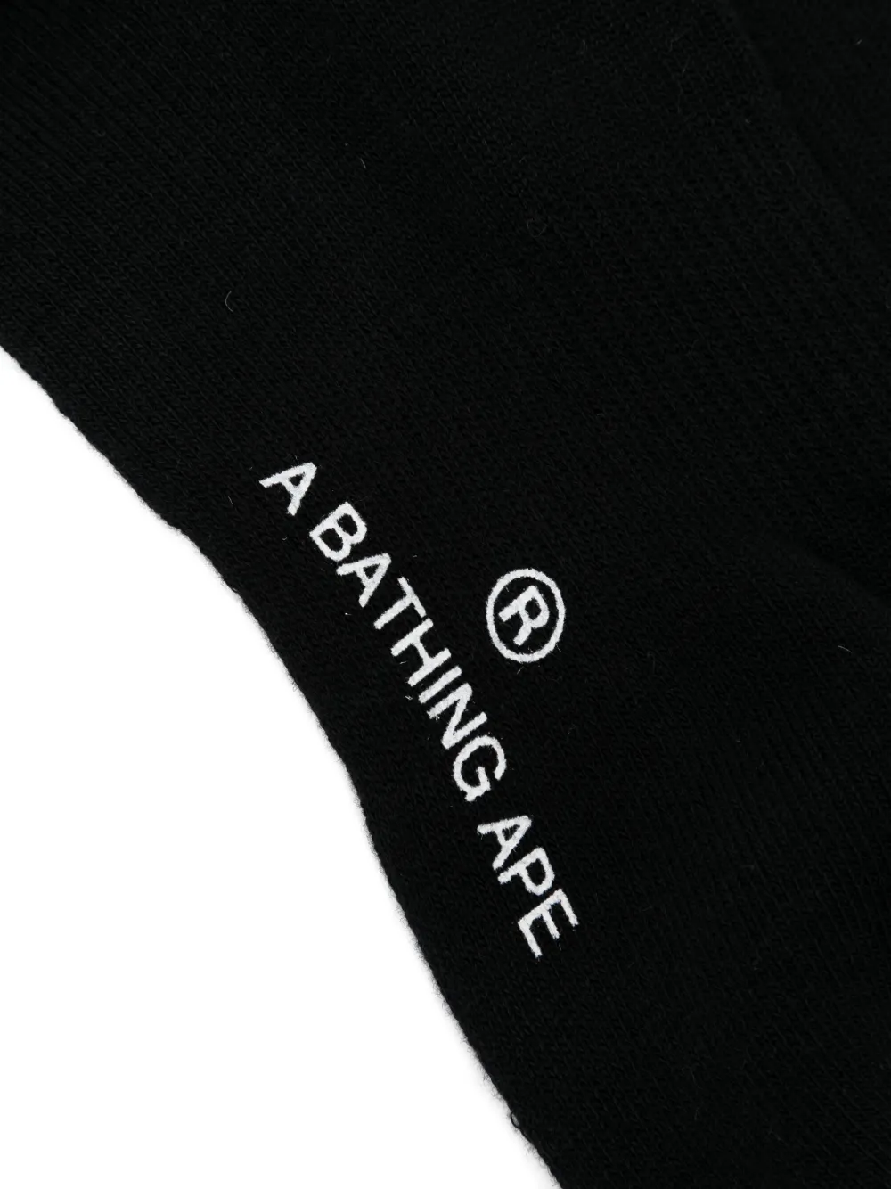 A BATHING APE Head sokken Zwart