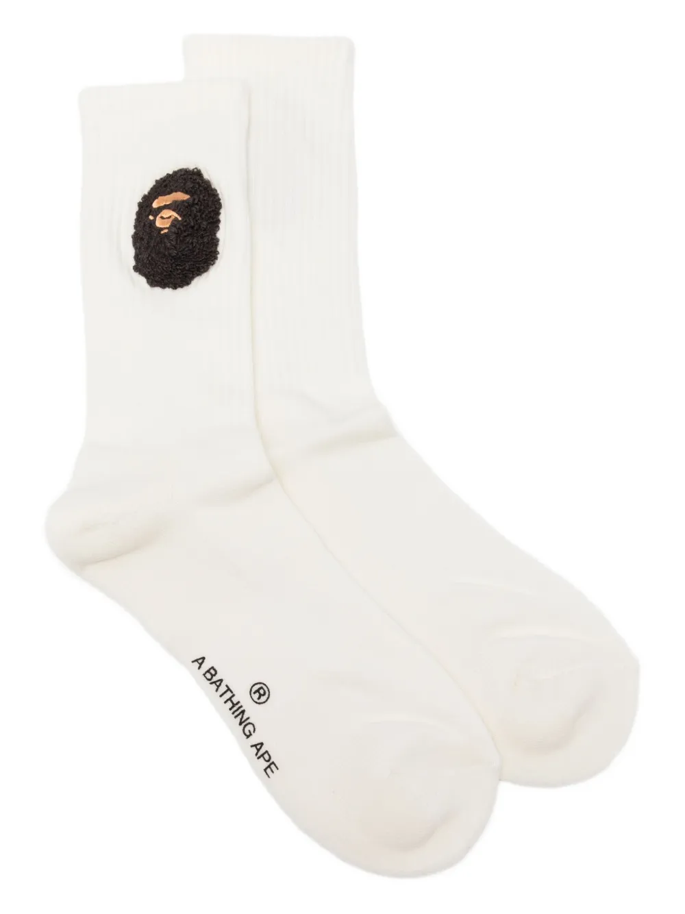 A BATHING APE® ape-head socks | marrón | Image 1
