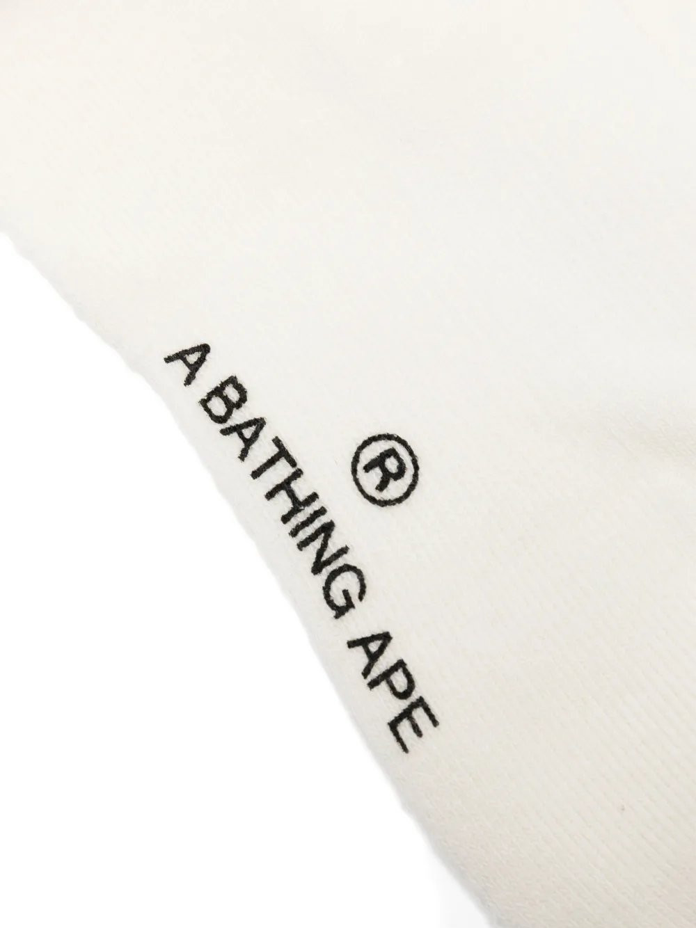 A BATHING APE Head sokken Beige