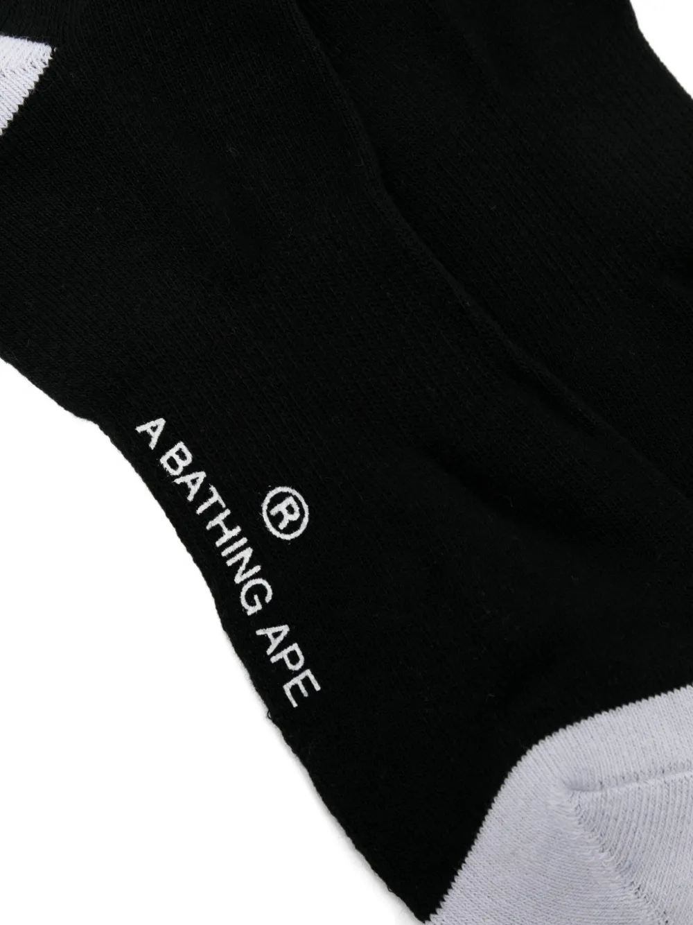 A BATHING APE College sokken Zwart