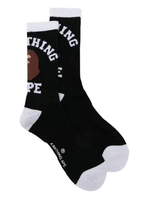 A BATHING APE® College socks