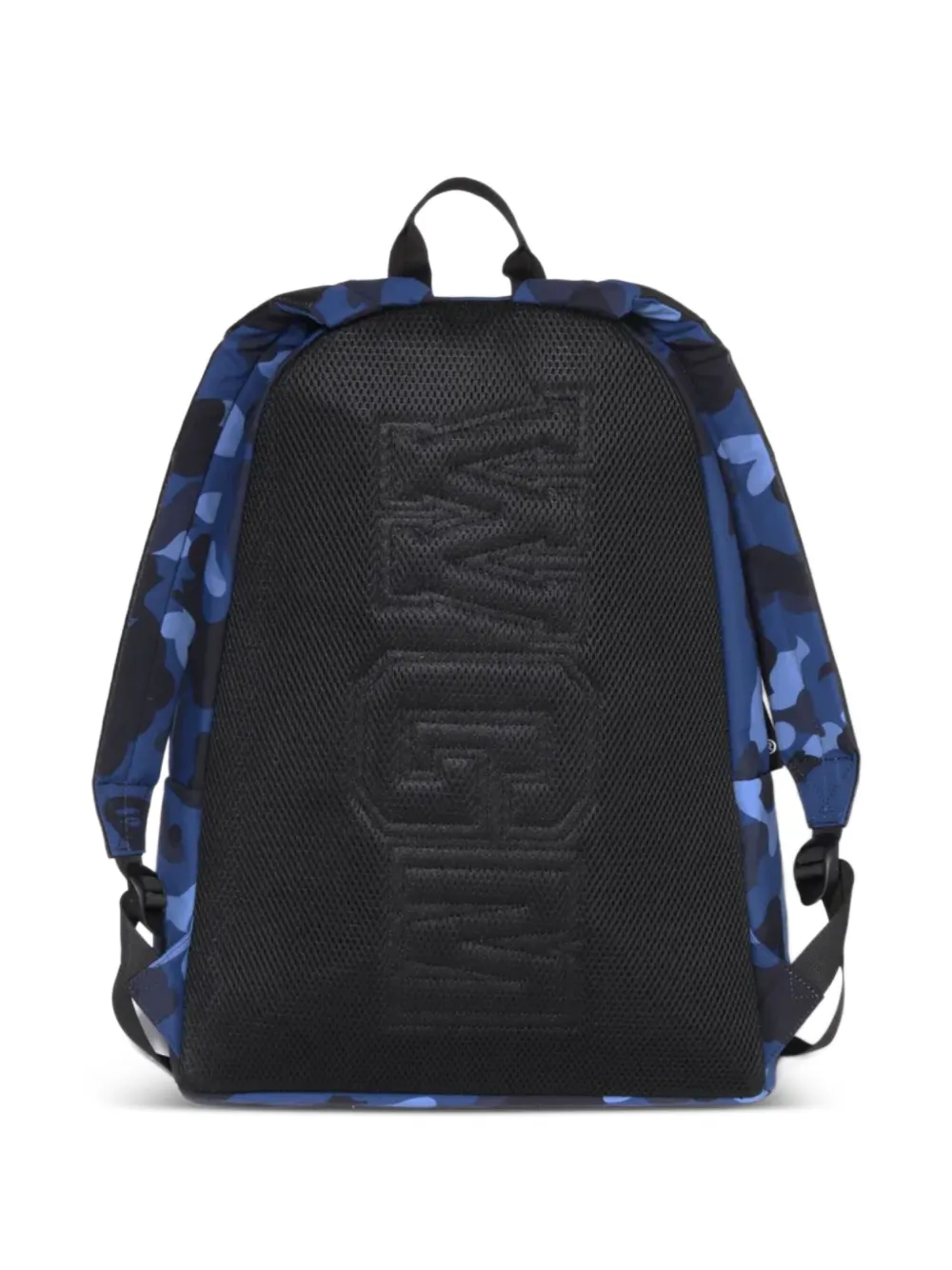 A Bathing Ape Camouflage-pattern Shark Backpack In Blue