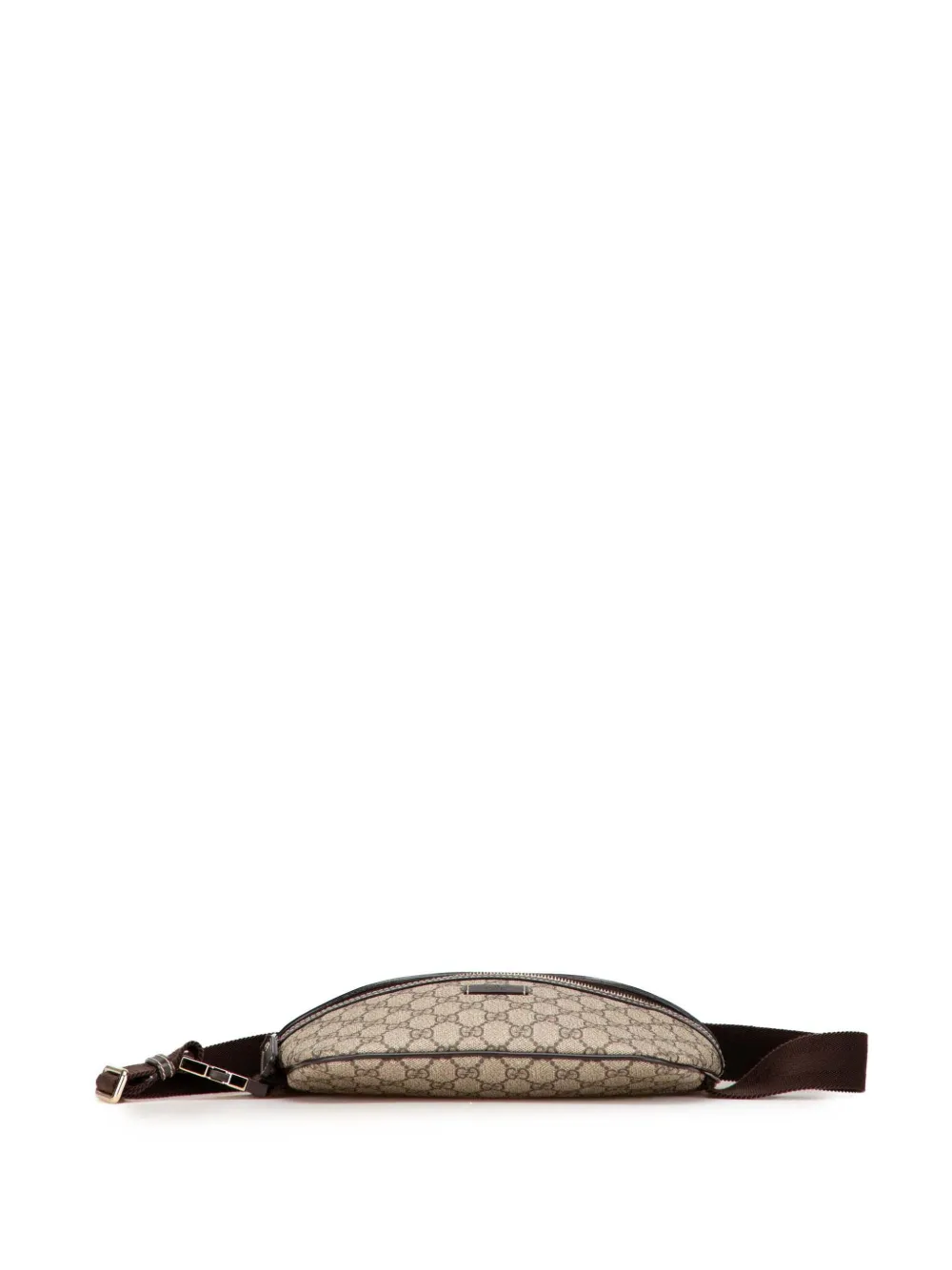 Pre-owned Gucci 2000-2015 Gg Supreme Belt Bag In Brown
