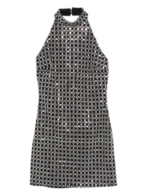 ROTATE BIRGER CHRISTENSEN halterneck metallic-embellished dress