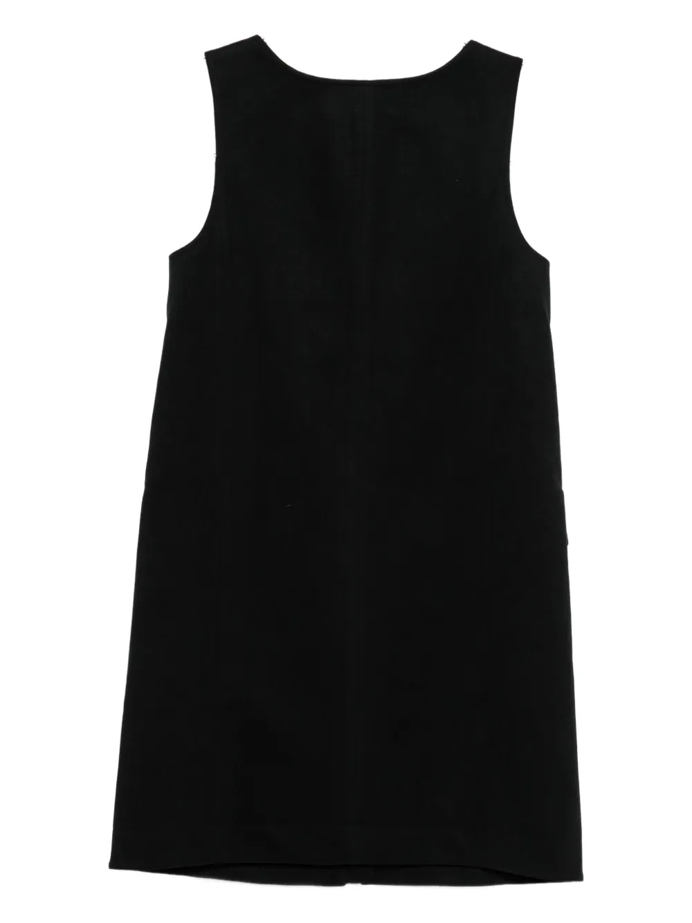Juun.J zip-up flap-pocket mini dress - Zwart