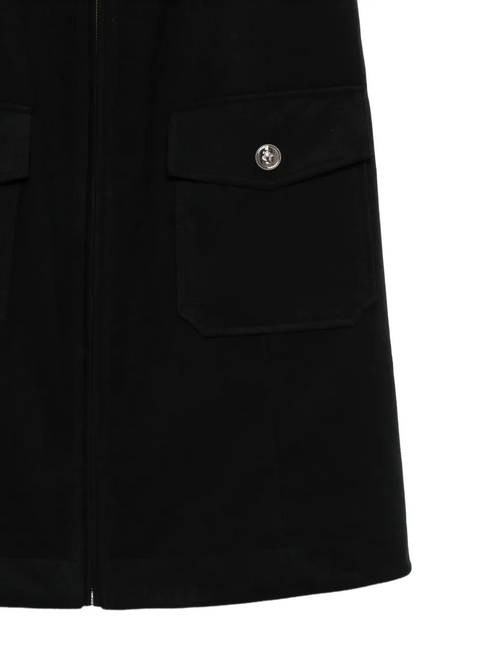 Juun.J Mini-jurk met klepzak en rits Zwart