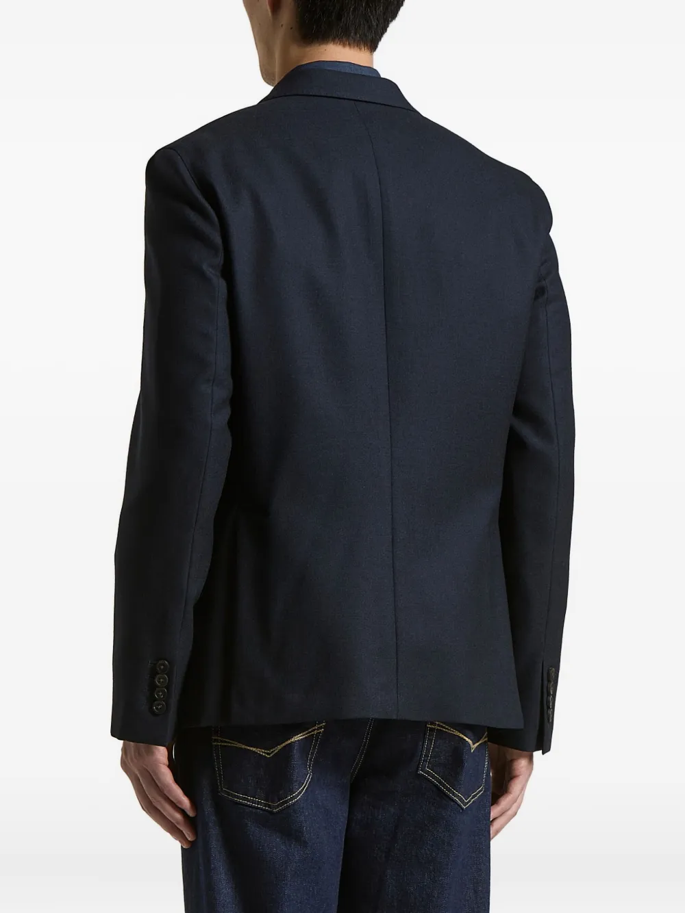 Peserico Blazer met dubbele rij knopen Blauw