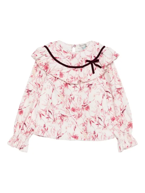alapage ruffled floral-print blouse