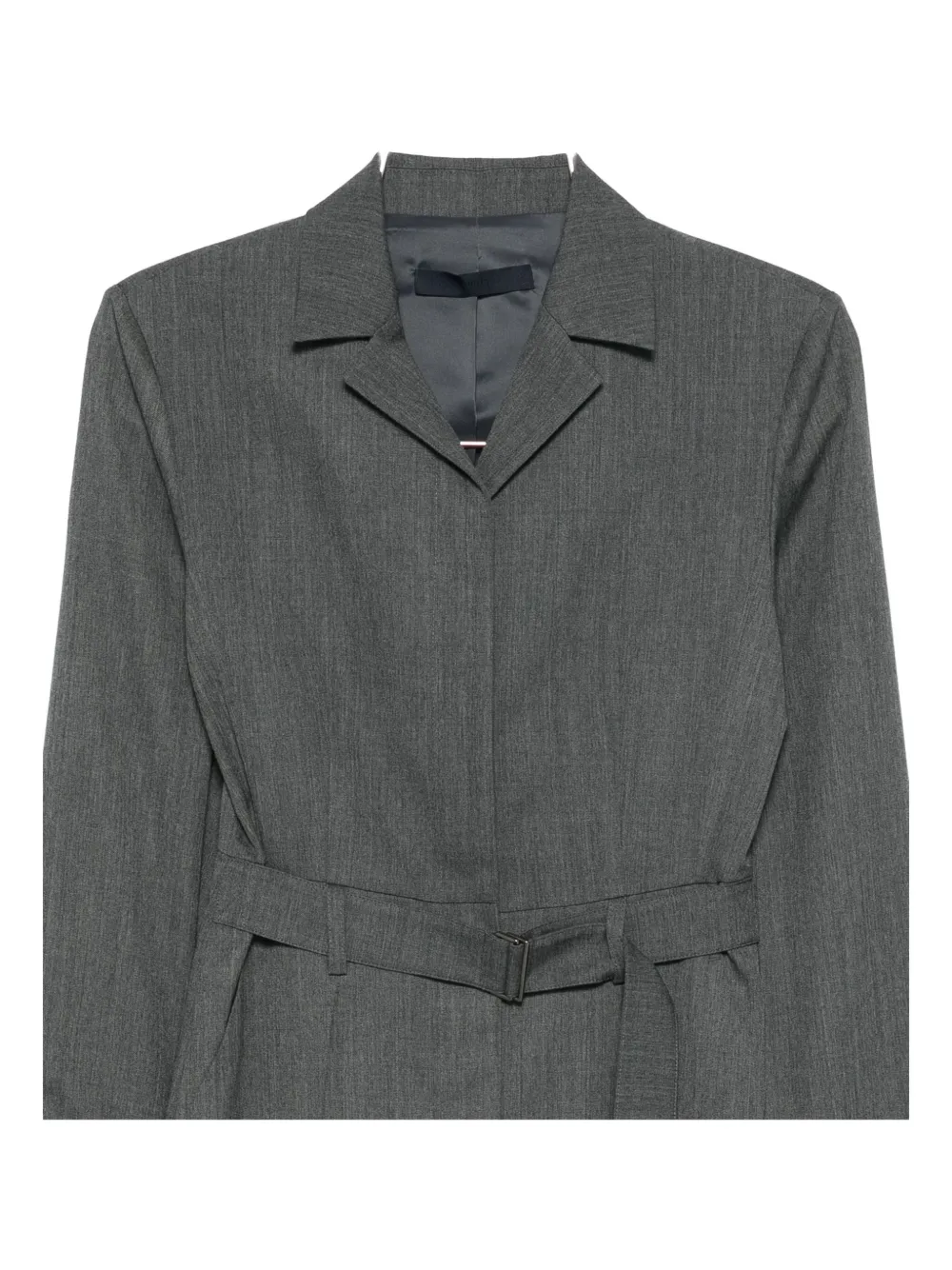 Juunj Belted Midi Dress In Gray