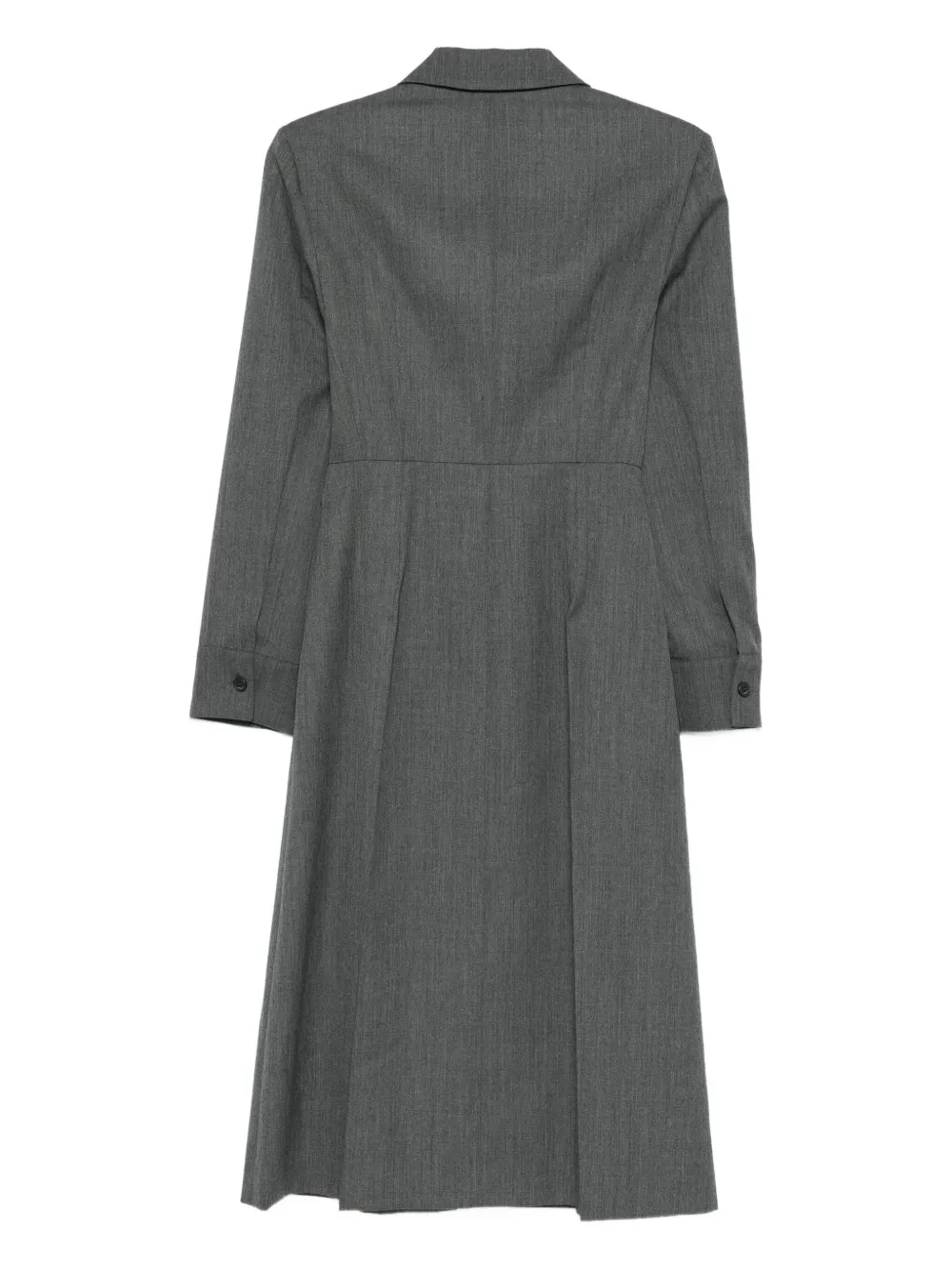 Juunj Belted Midi Dress In Gray