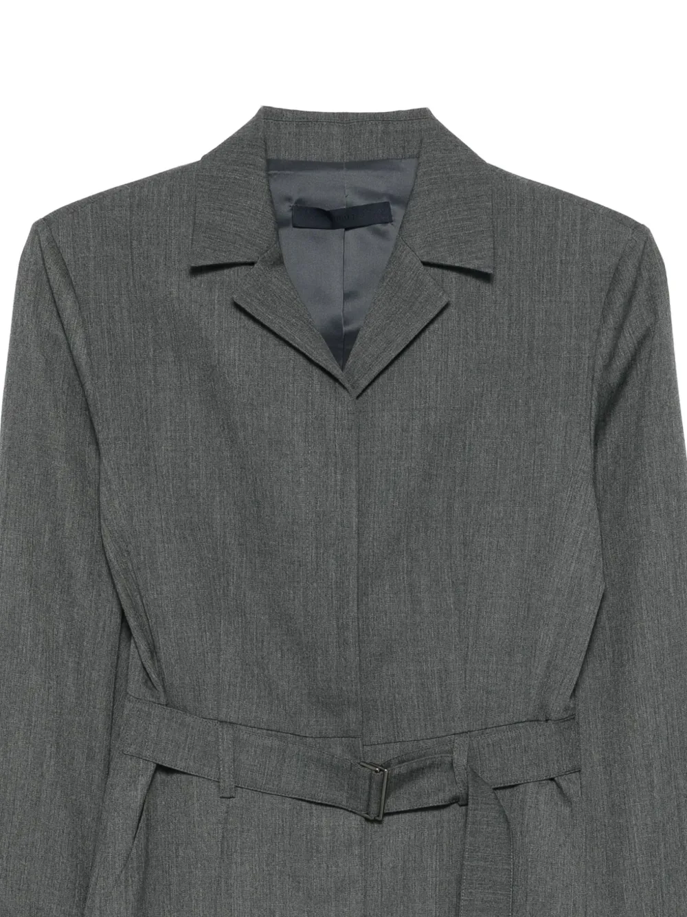 Juun.J Midi-jurk met ceintuur Grijs