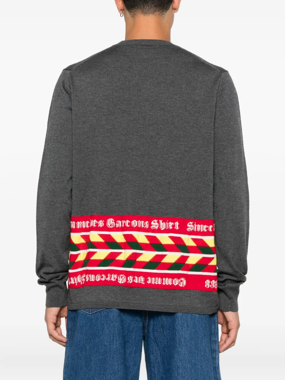 Comme Des Garçons Shirt Trui met wolblend Grijs