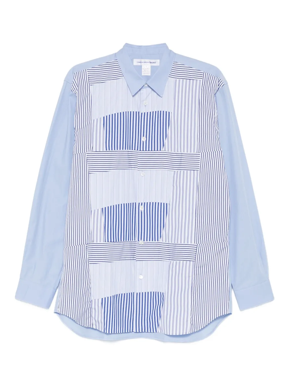 Comme Des Garçons Shirt striped long-sleeve shirt – Blue