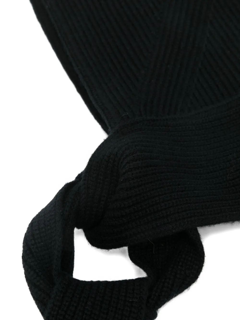 Juunj Tie-detail Hat In Black