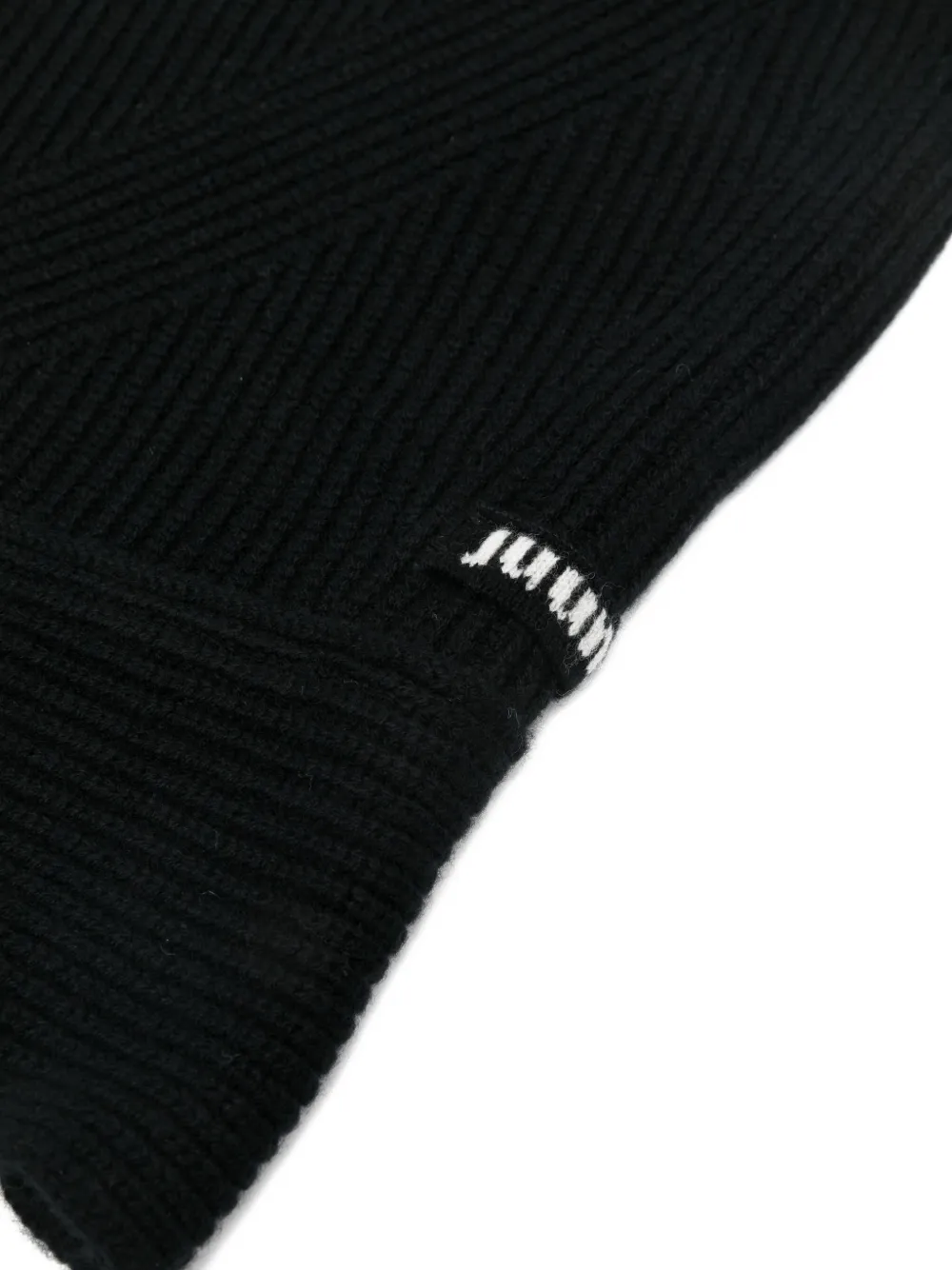 Juun.J tie-detail hat - Zwart