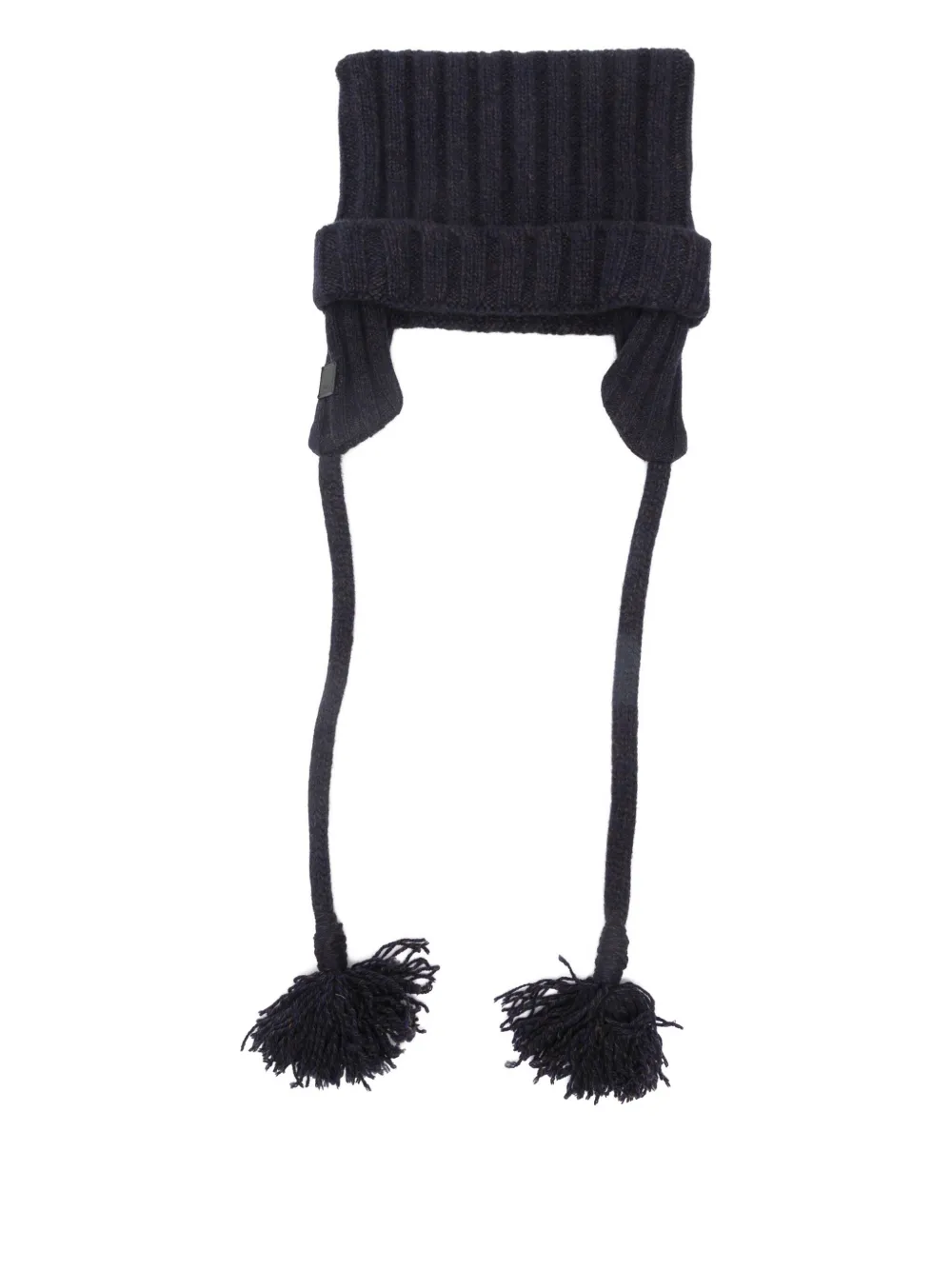 Juun.J tassel-detail beanie hat - Blauw
