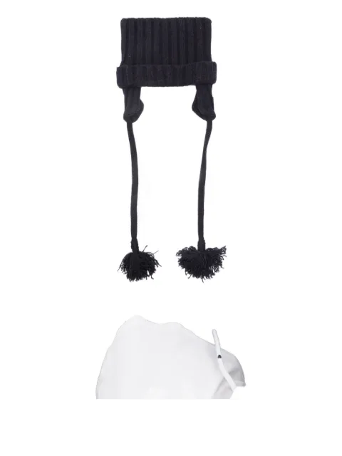 Juun.J tassel-detail beanie hat