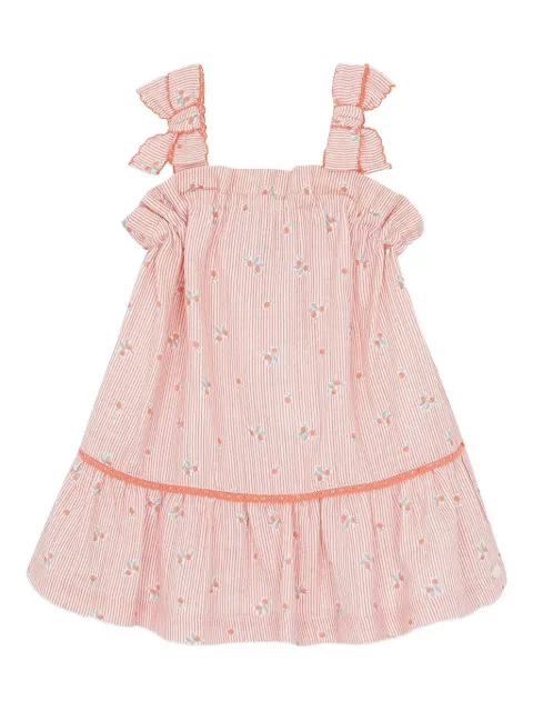 Tartine Et Chocolat striped floral-print dress