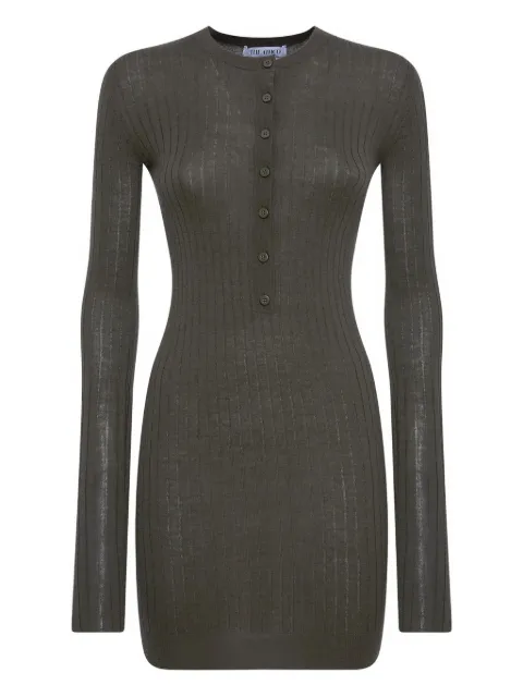 The Attico buttoned mini dress
