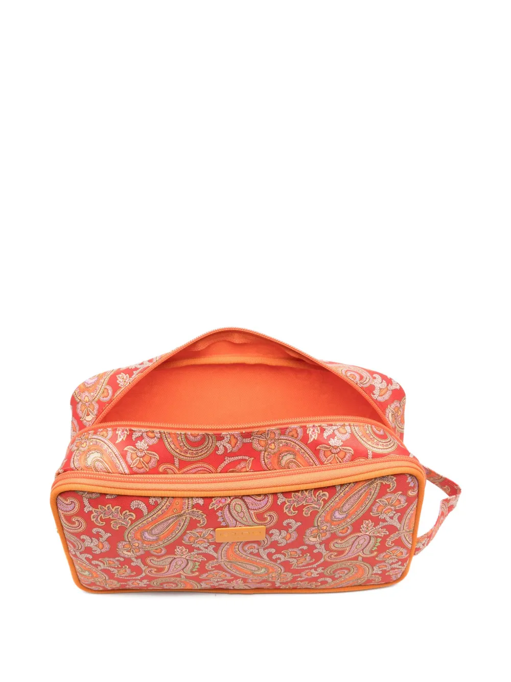 Etro Paisley-print Beauty Wash Bag In Red