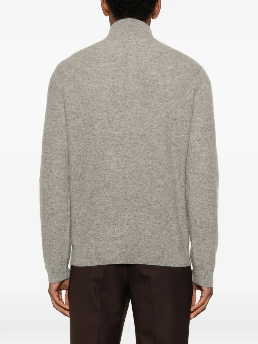 Vince Trui met rits en hoge hals Grijs