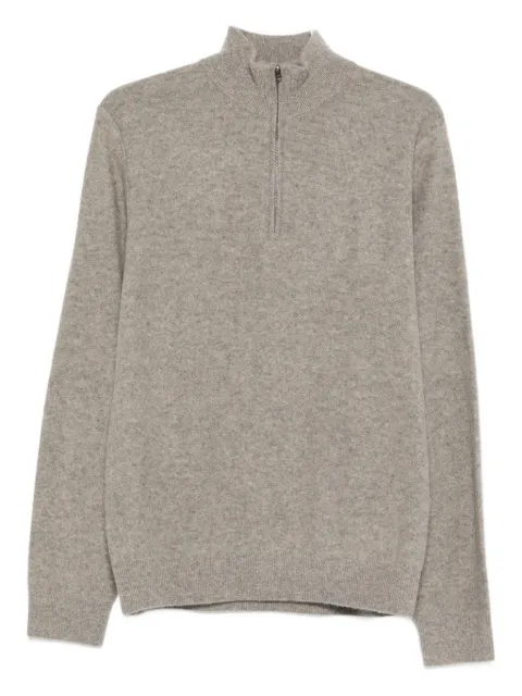 Vince zip mock-neck sweater