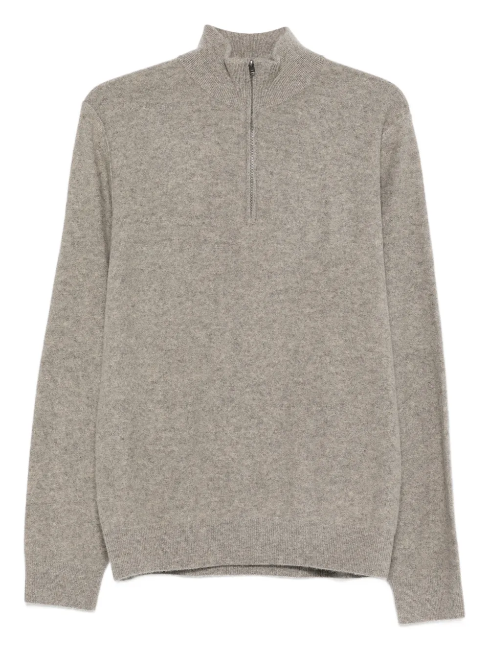 Vince zip mock-neck sweater | Grey | Image 1