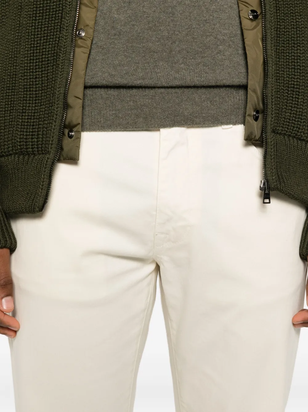 Incotex Broek met vijf zakken Wit