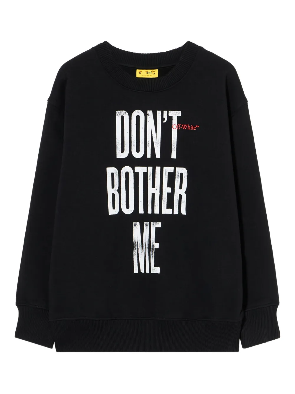 Off-White Kids sudadera Quote | negro | Image 1