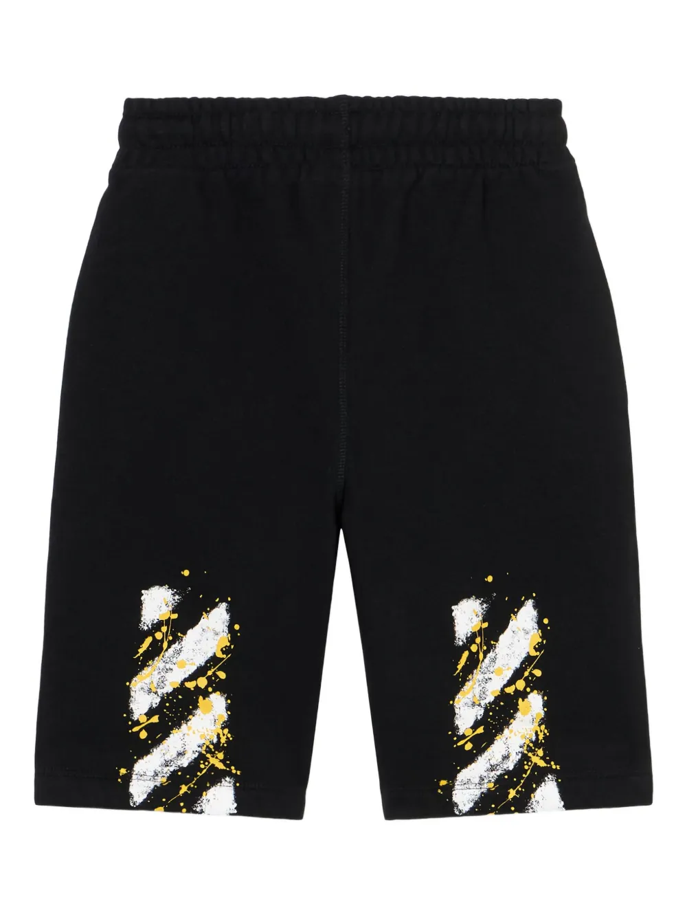Off-White Kids splat diag sweatshorts | Teen Casual Shorts | Image 2