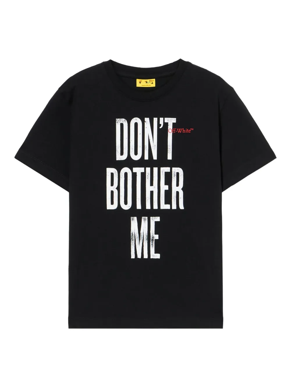 Off-White Kids quote graphic T-shirt - Nero